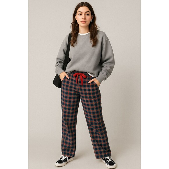 Aerie Women’s  Plaid Pajama Pants Size Medium - Picture 1 of 10